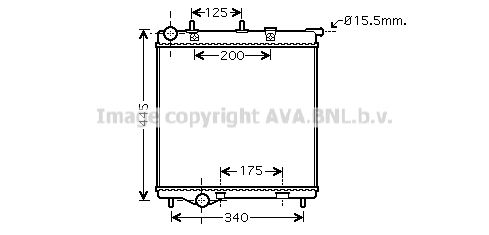 AVA QUALITY COOLING Radiators, Motora dzesēšanas sistēma PE2288